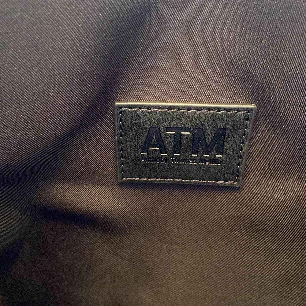 NWT ATM Anthony Thomas Melillo Anton Black Foldable Backpack